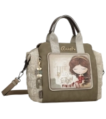 Anekke Muse torebka kuferek z krótkimi uchwytami i długim paskiem