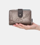 Anekke Real portfel średni sztywny RFID