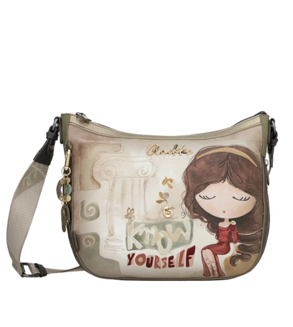 Anekke Muse torebka na ramię z nadrukiem dziewczynki