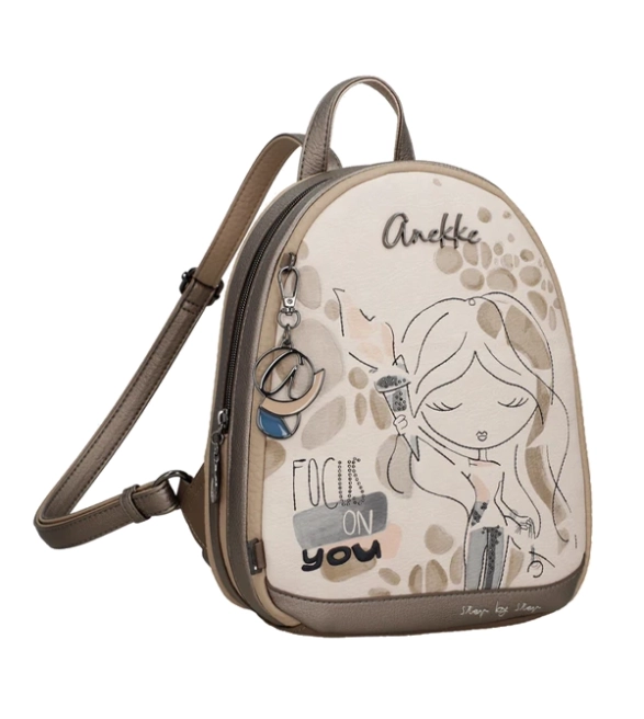 Anekke Muse Olympia plecak z nadrukiem i brelokiem