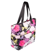 Pojemna torba shopper w kwiaty