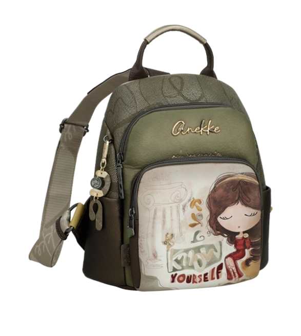 Anekke Muse plecak miejski z nadrukiem dziewczynki