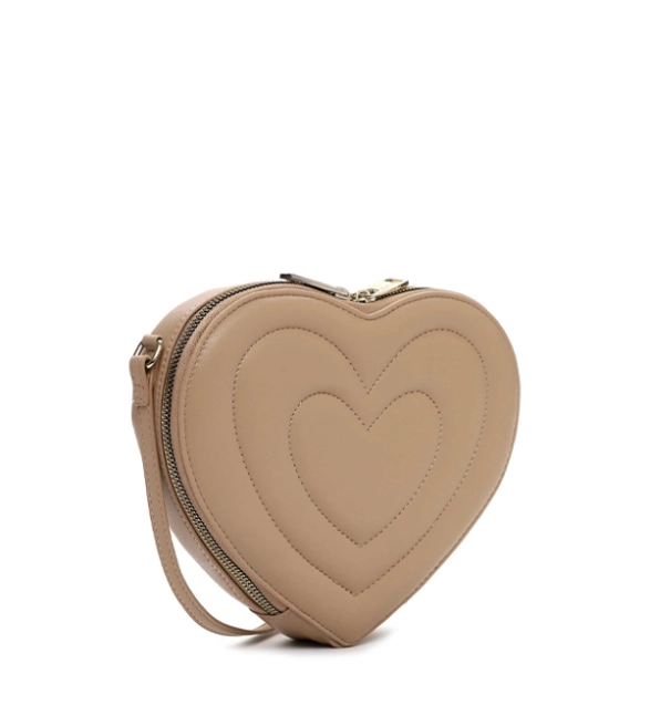 Emily&Noah mała beżowa torebka w kształcie serca