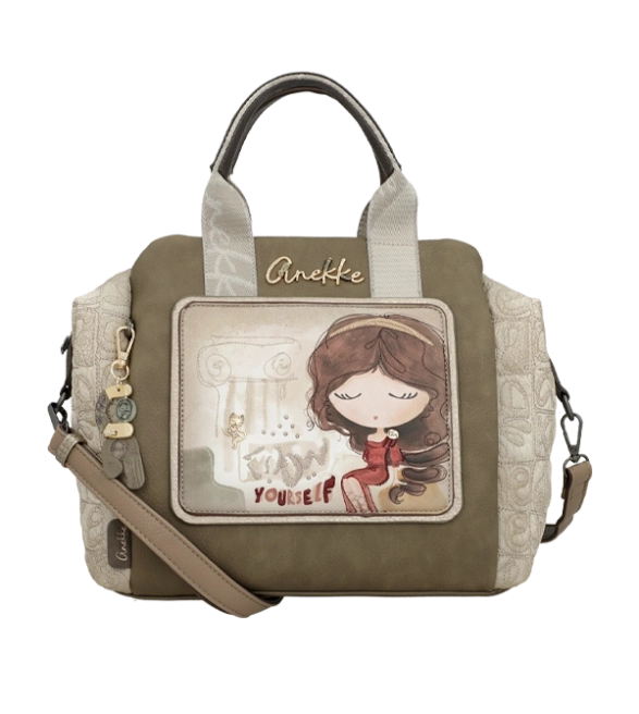 Anekke Muse torebka kuferek z krótkimi uchwytami i długim paskiem