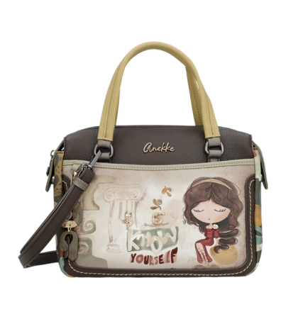 Anekke Muse pojemna torebka z uchwytami do ręki i długim paskiem