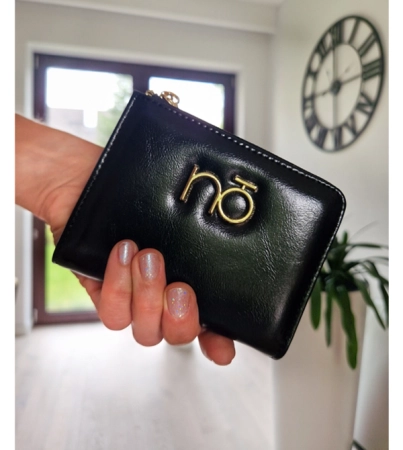 Nobo portfel mały gładki czarny