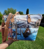 Torebka shopper z nadrukiem Wenecji