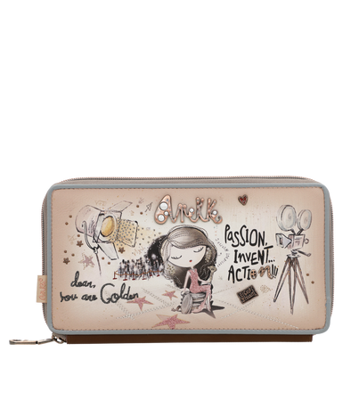 Anekke Hollywood portfel duży z RFID