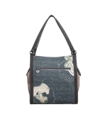 Anekke Real trzykomorowa stylowa torba na ramię