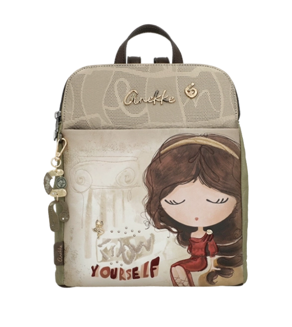 Anekke Muse plecak miejski z nadrukiem 