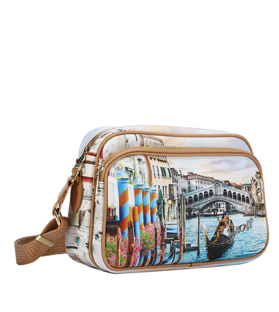 Pojemna listonoszka z motywem Wenecji