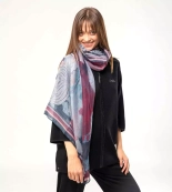 Anekke Core szal duży z nadrukiem