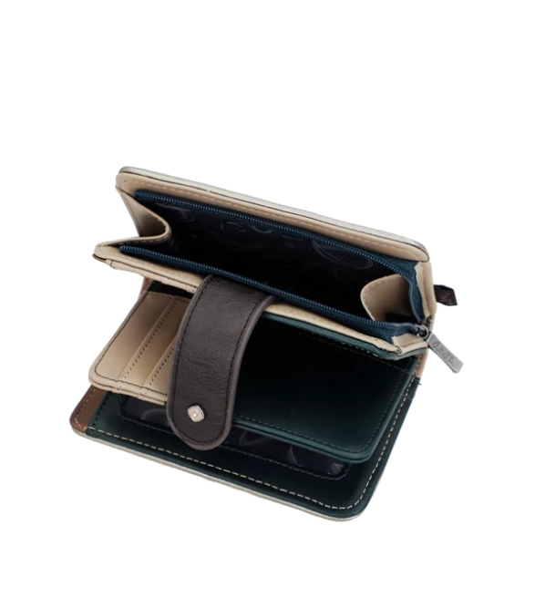 Anekke Real portfel średni sztywny RFID