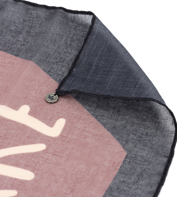 Anekke Heartbeat duży szal z nadrukiem