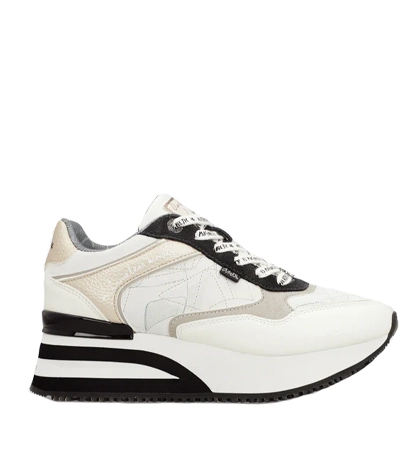 Anekke London buty sneakersy biało-czarne