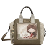 Anekke Muse torebka kuferek z krótkimi uchwytami i długim paskiem