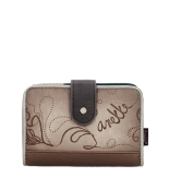 Anekke Real portfel średni sztywny RFID