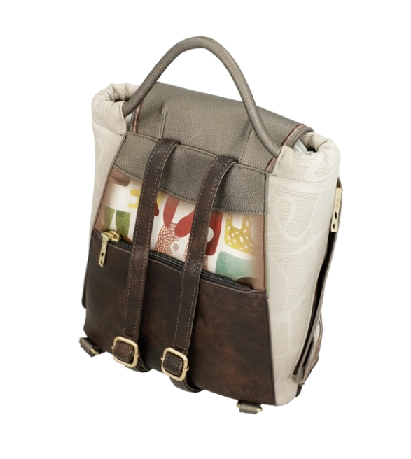 Anekke Muse kolorowy plecak z nadrukiem