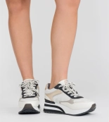 Anekke London buty sneakersy biało-czarne