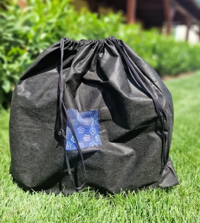 Woreczek do przechowywania i przeciwkurzowy 55x55 cm czarny