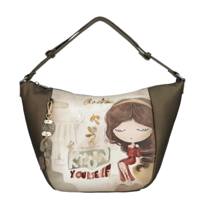 Anekke Muse pojemna torebka na ramię z dziewczynką