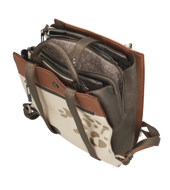 Anekke Sophia Gaia plecak z haftowanym motywem