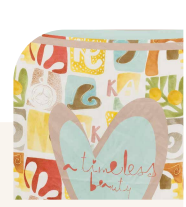 Anekke Muse szal kolorowy kwadratowy 