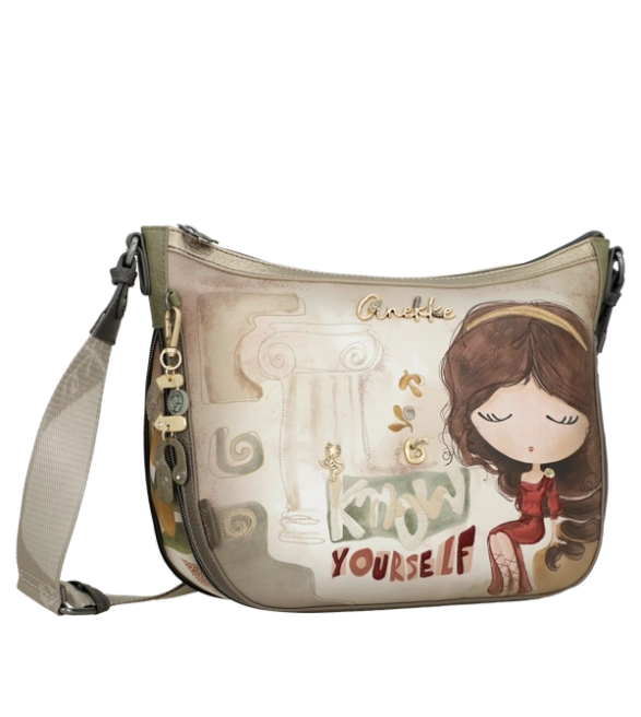 Anekke Muse torebka na ramię z nadrukiem dziewczynki