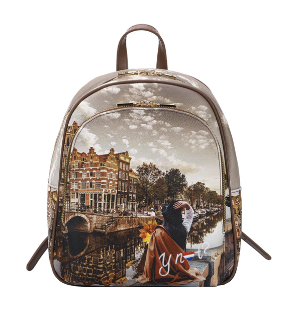 Plecak damski z motywem Amsterdamu
