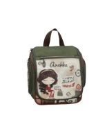 Anekke Muse kosmetyczka tekstylna z uchwytem i kieszonkami