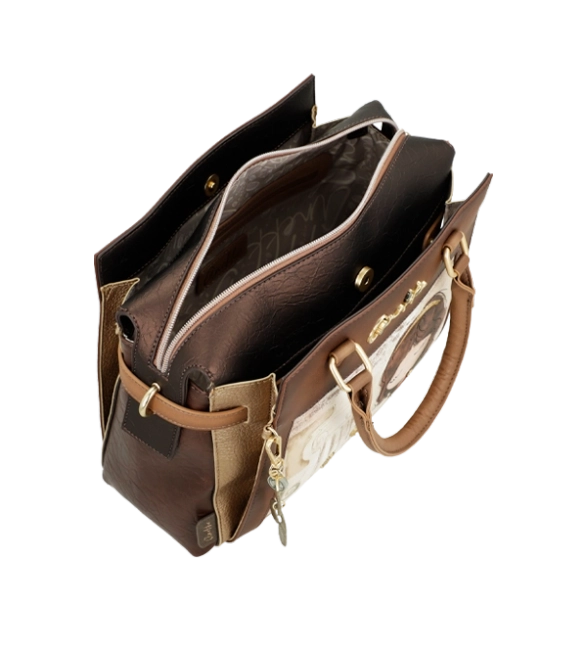 Anekke Muse pojemna torebka kuferek z uchwytami i długim paskiem