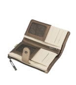 Anekke Sophia Gaia duży miękki portfel z haftem