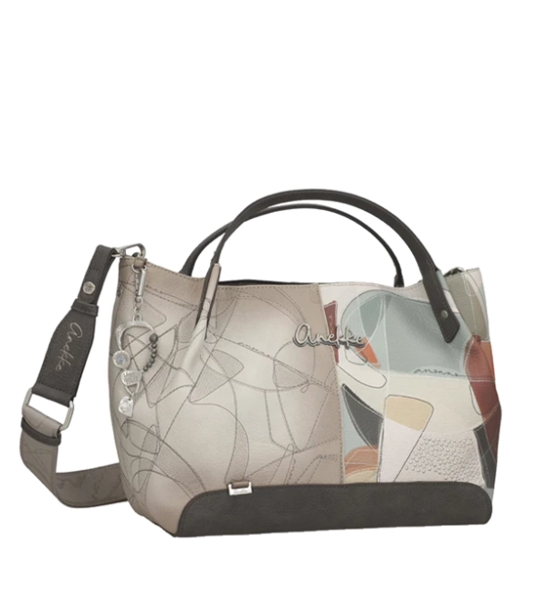 Anekke Sophia Auralis  pojemna torebka z uchwytami i długim paskiem