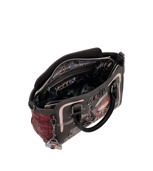 Anekke Mademoiselle torebka z krótkimi rączkami i długim paskiem