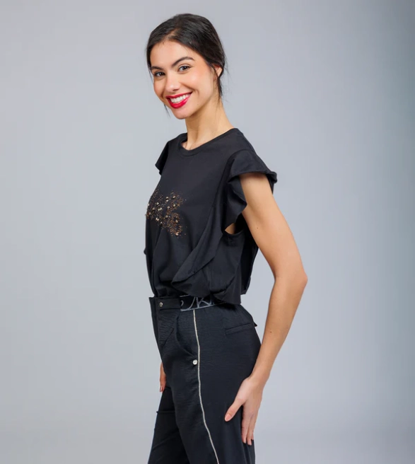 Anekke t-shirt czarny