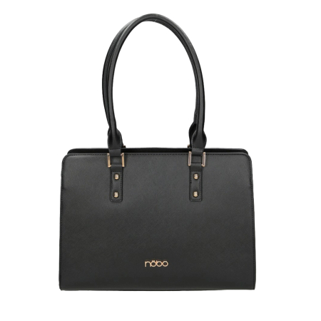 Nobo czarna klasyczna aktówka