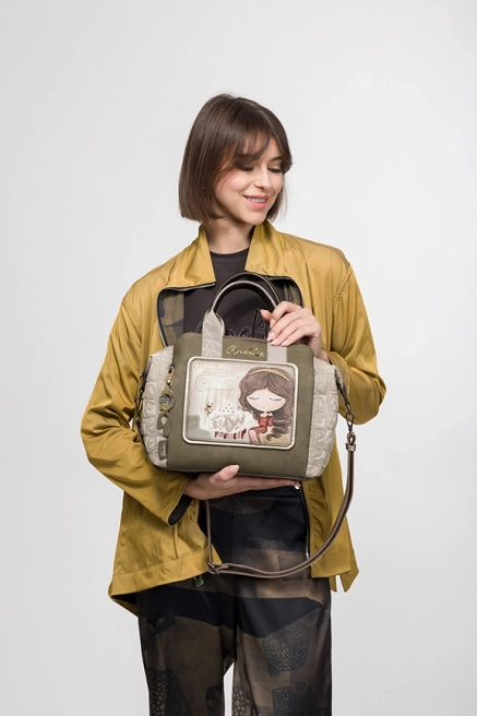 Anekke Muse torebka kuferek z krótkimi uchwytami i długim paskiem