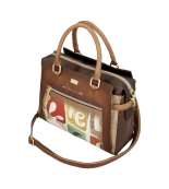 Anekke Muse pojemna torebka kuferek z uchwytami i długim paskiem