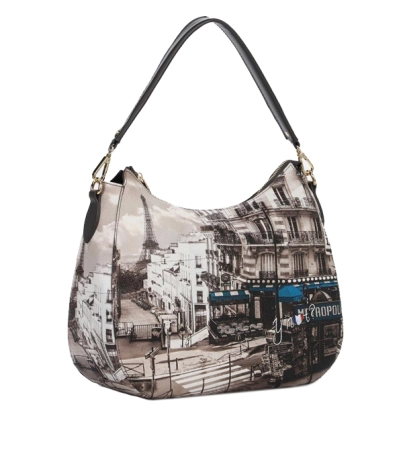 Ynot torebka z nadrukiem paryskich uliczek