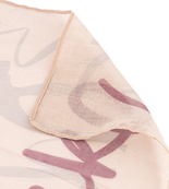 Anekke Heartbeat szal duży z nadrukiem