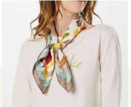 Anekke Muse szal kolorowy kwadratowy 