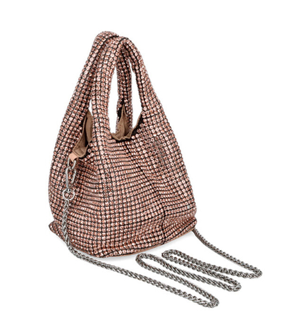 Menbur torebka wizytowa z kryształkami