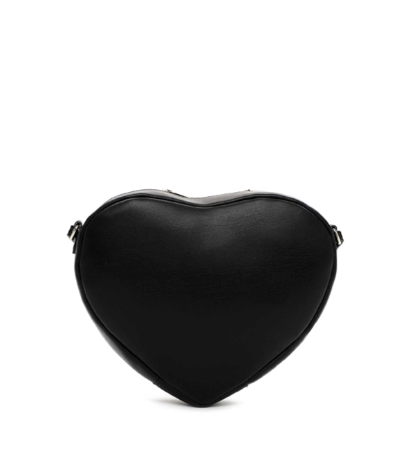 Emily&Noah mała czarna torebka w kształcie serca