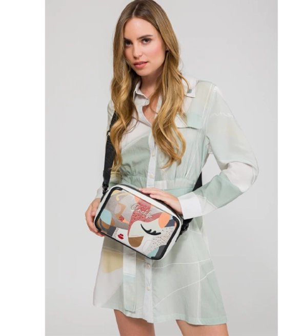 Anekke Muse Eikon torebka listonoszka z kolorowym motywem