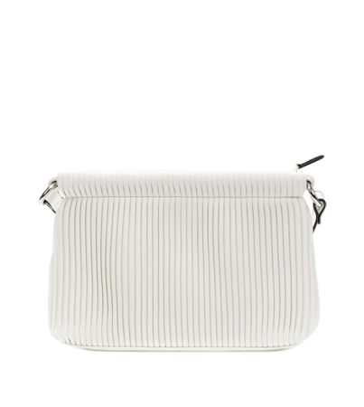 Keddo torebka na ramię plisowana biała