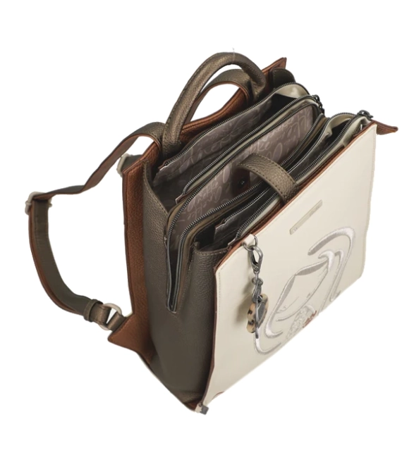 Anekke Sophia Gaia plecak z haftowanym motywem