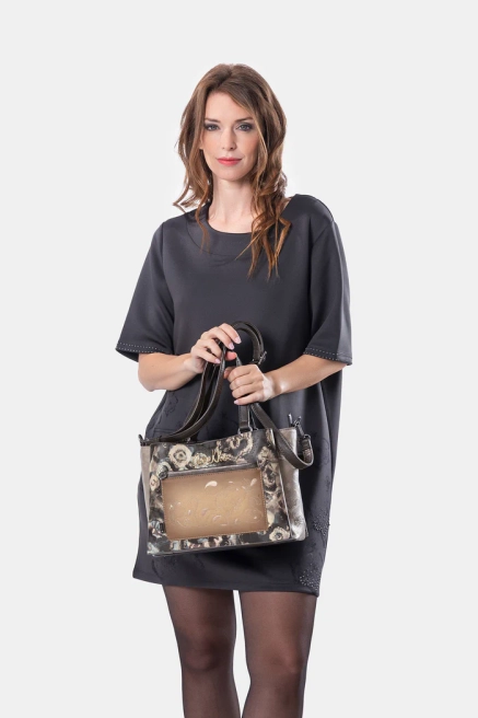 Anekke Real Manifesto torebka shopper z uchwytami i paskiem