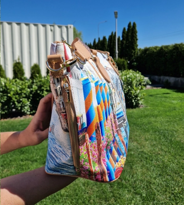 Torebka shopper z nadrukiem Wenecji