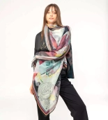 Anekke Core szal duży z nadrukiem