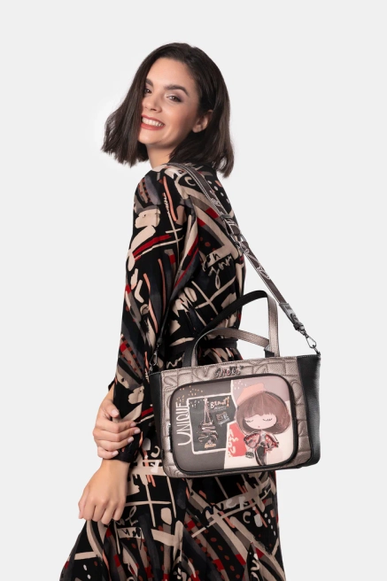 Anekke Mademoiselle torebka shopper z dziewczynką